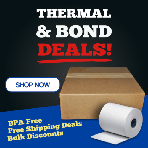 Thermal and Bond Paper Roll Discounts